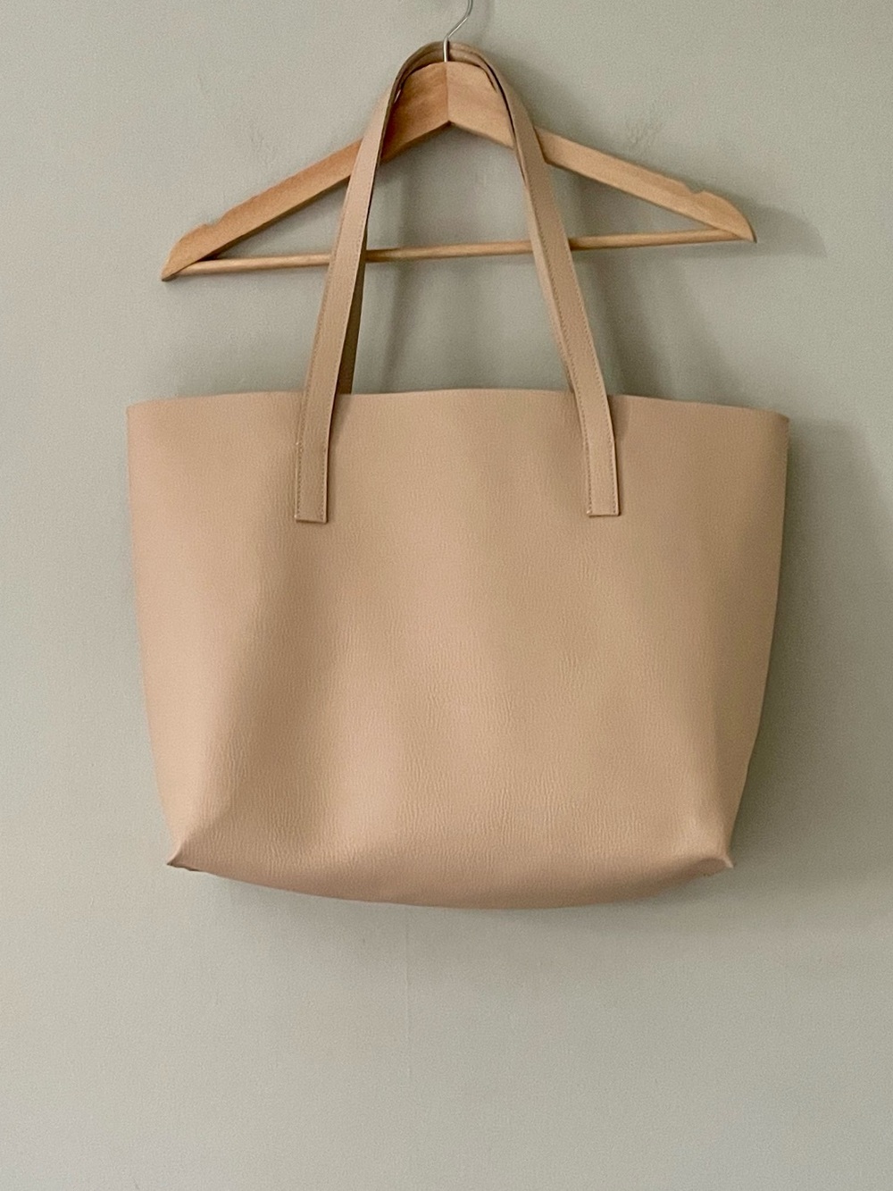 Mark & Graham Everyday Italian Leather Tote Blush